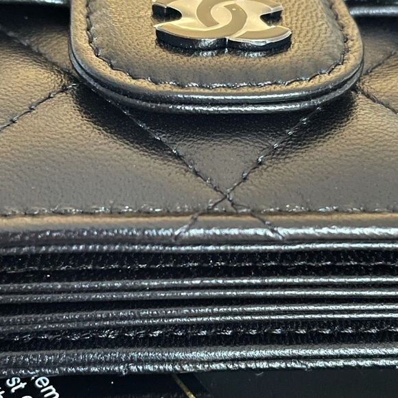 NEW Chanel So Black Mini Woc Cardholder 21B Bag - Picture 8 of 15